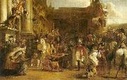 Sir David Wilkie the entrance of george iv at holyrood house oil painting reproduction